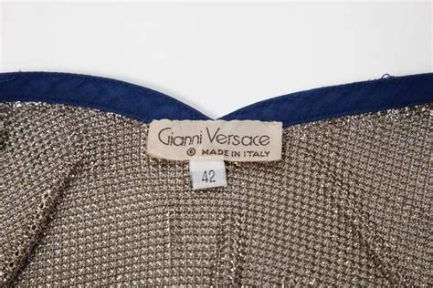 gianni versace invented metal fabric|gianni versace.